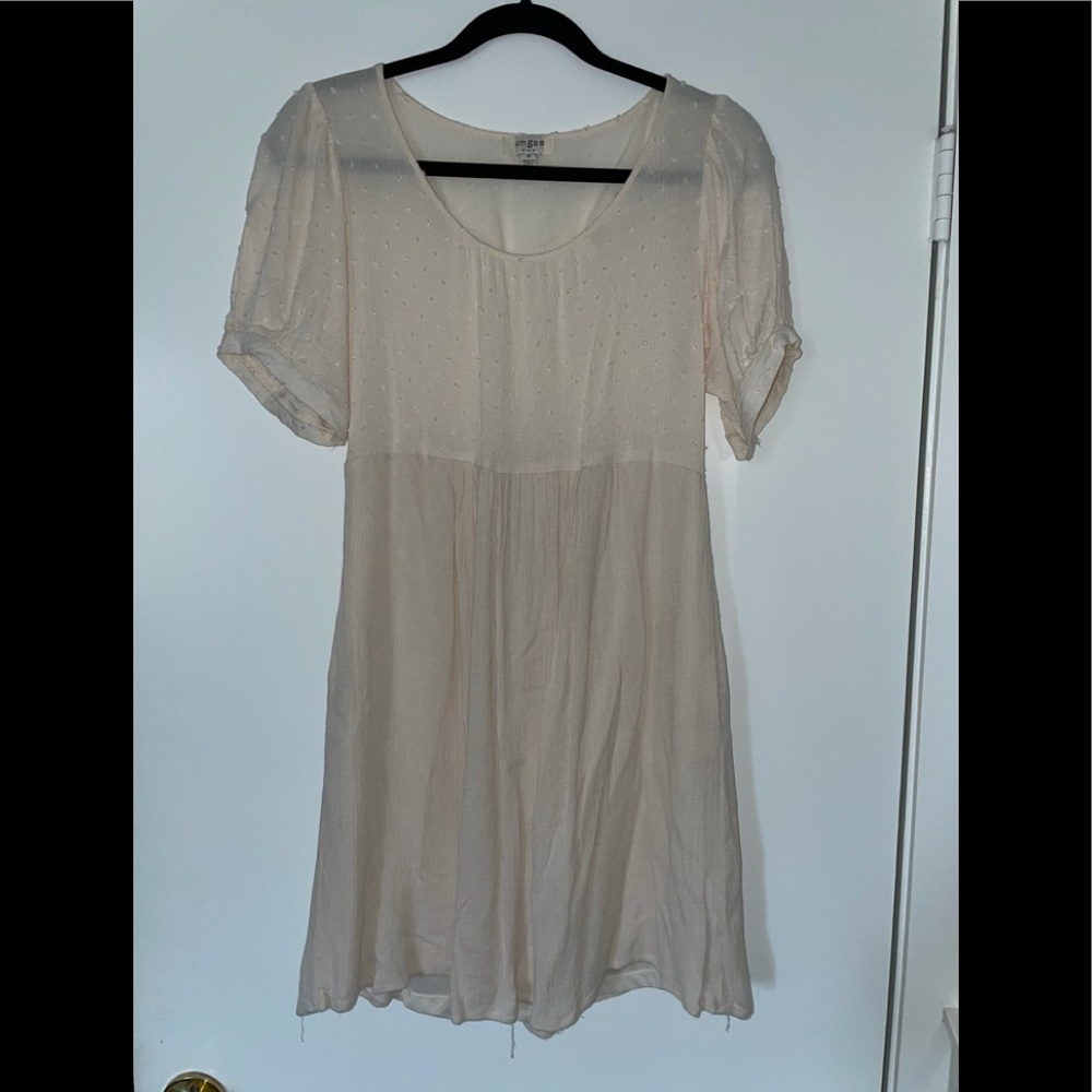 Cute beige dress, worn once and washed.